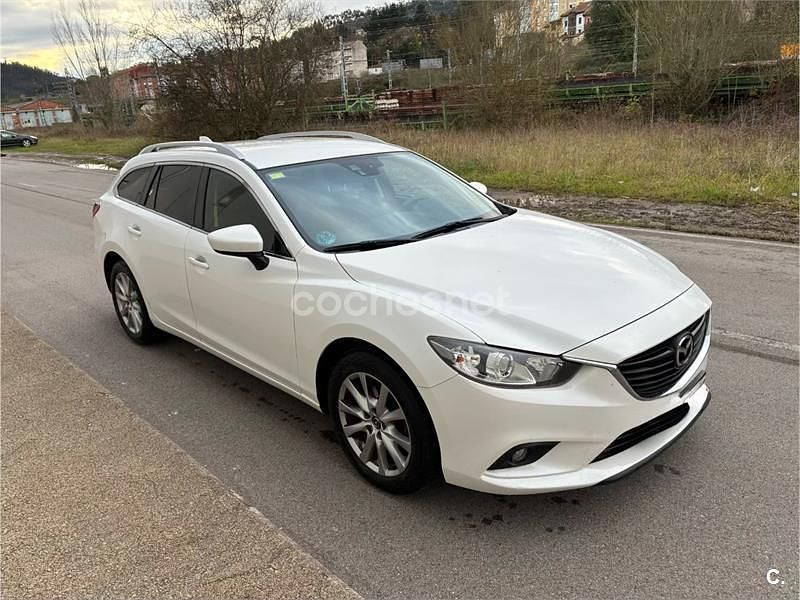 Usado Mazda 6 Style 150 CV (110 kW) 2014 Blanco Familiar