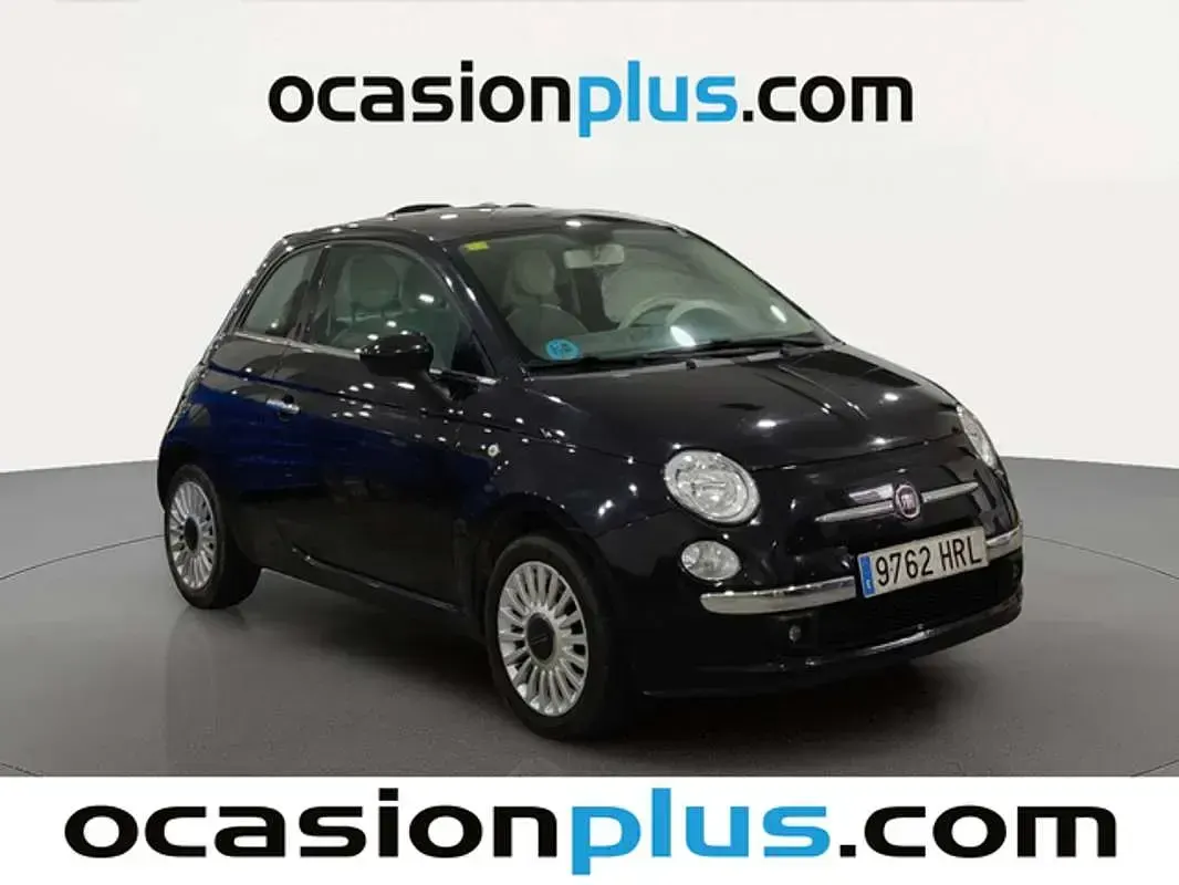 Usado Fiat 500 Lounge 69 CV (50 kW) 2013 Negro Utilitario
