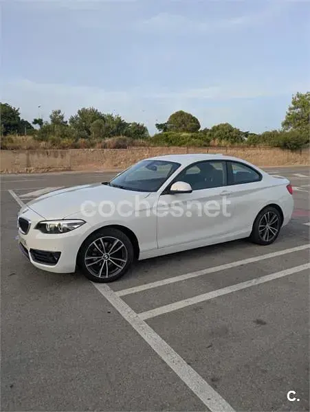 Usado BMW 218 Sport Line 150 CV (110 kW) 2018 Blanco Coupe