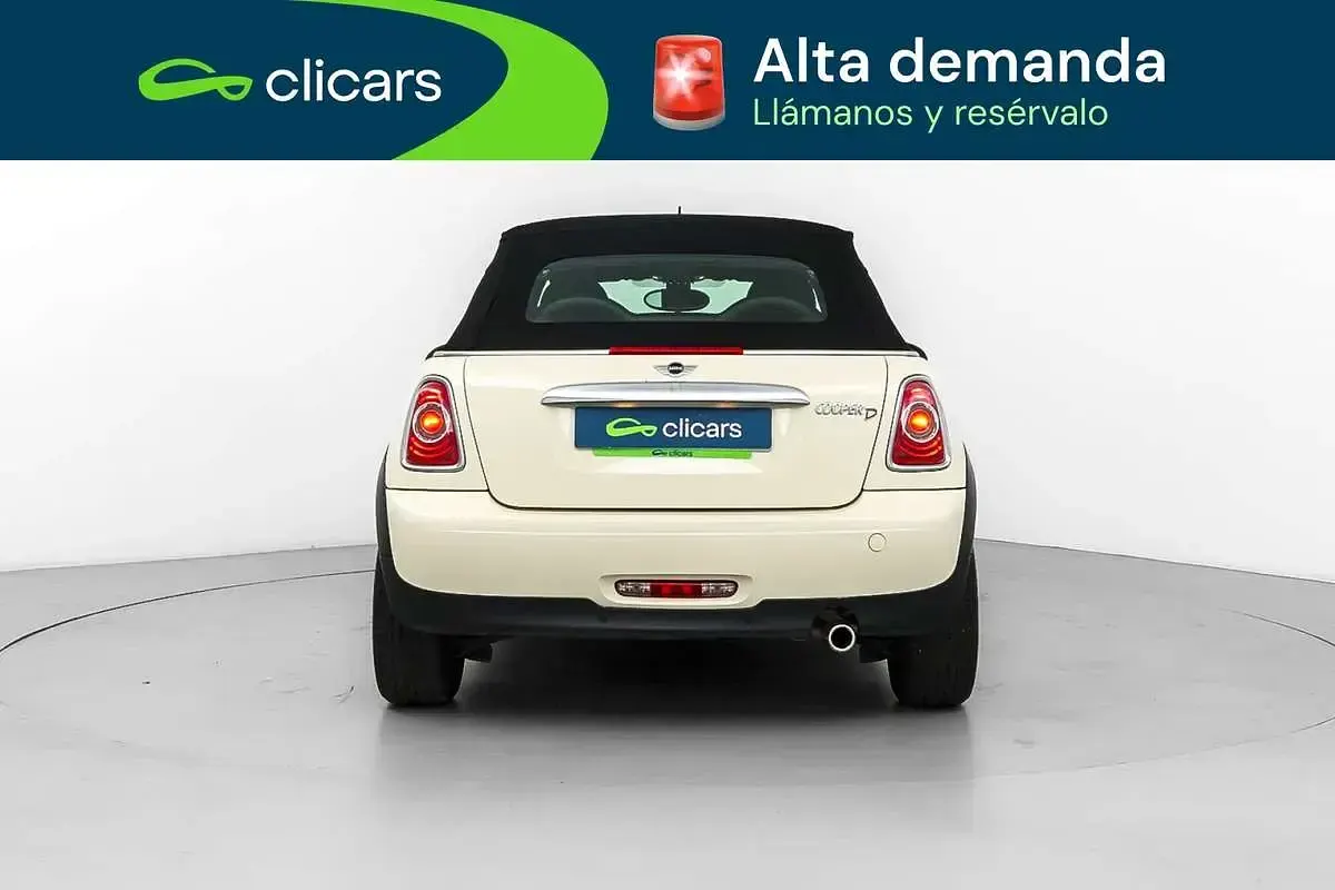 Usado Mini Cooper D Cabriolet 111 CV (81 kW) 2014 Naranja Descapotable