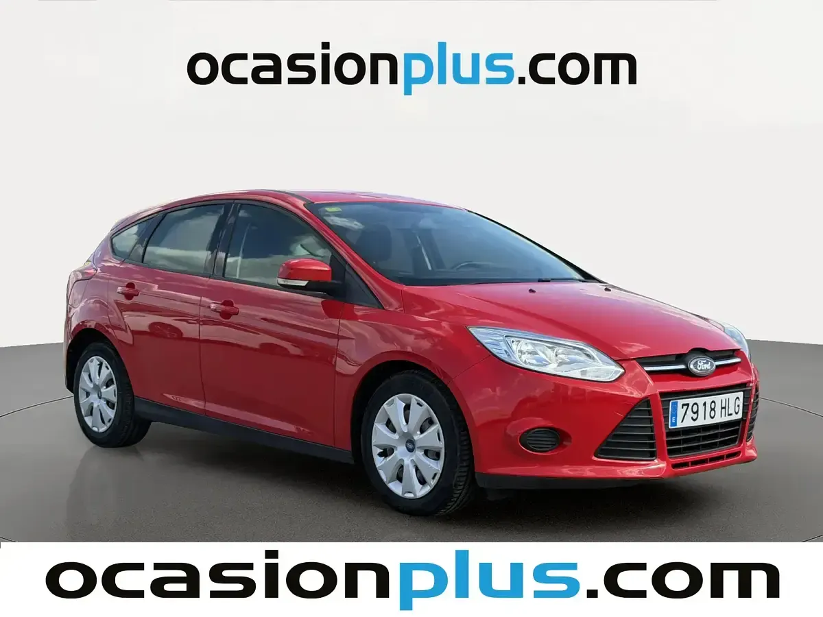 Usado Ford Focus Trend 95 CV (69 kW) 2012 Rojo Utilitario