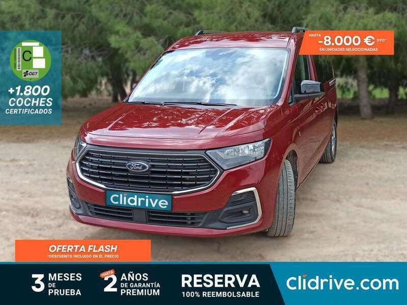 Rojo Usado 2023 Ford Tourneo Connect Titanium Monovolumen | 25.690 € (Precio justo) - Imagen 1/3