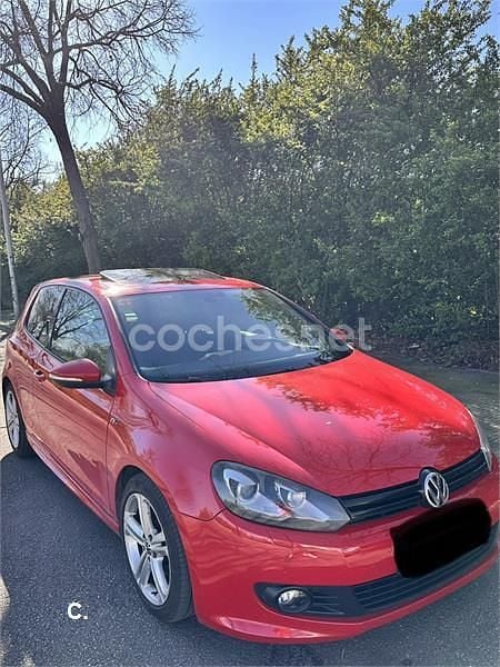 Usado VW Golf VI Sport 105 CV (77 kW) 2010 Rojo Utilitario