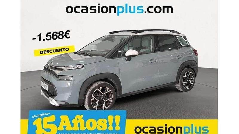 Verde Usado 2023 Citroën C3 Aircross PureTech SUV | 15.682 € (Precio justo) - Imagen 1/4