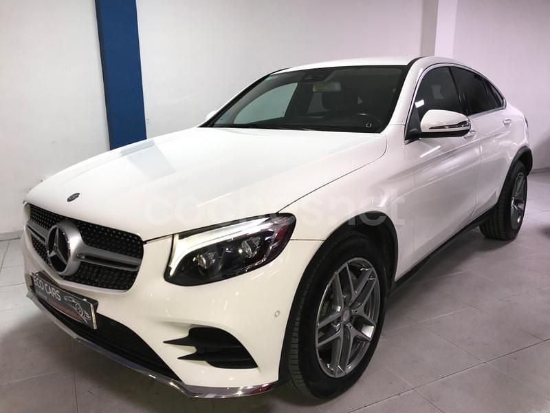 Usado Mercedes GLC220 AMG line 170 CV (125 kW) 2016 Blanco SUV