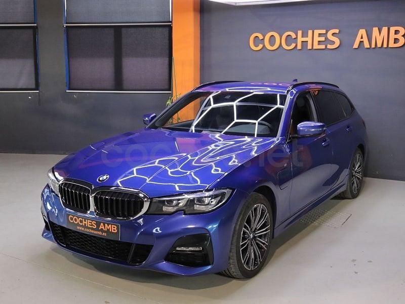 Usado BMW 330e Shadowline 292 CV (214 kW) 2020 Azul Familiar