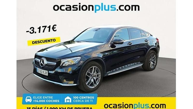 Negro Usado 2018 Mercedes GLC220 Coupe | 31.717 € (Buen precio) - Imagen 1/4