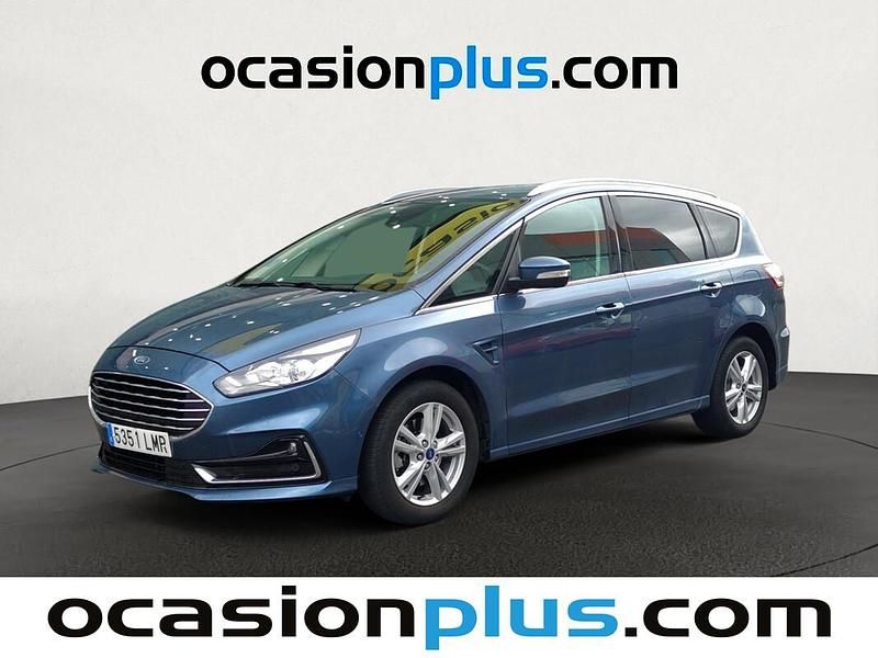 Azul Usado 2021 Ford S-MAX Titanium Monovolumen | 18.455 € (Buen precio) - Imagen 1/4