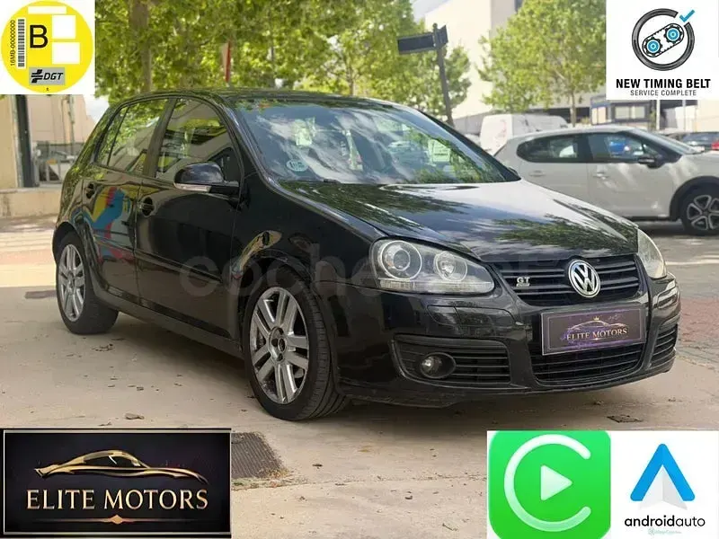 Usado VW Golf VI GT 105 CV (77 kW) 2009 Negro Utilitario