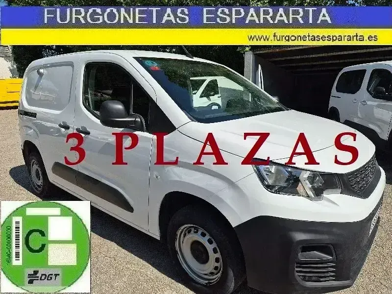 Usado Peugeot Partner S 75 CV (55 kW) 2021 Blanco Monovolumen
