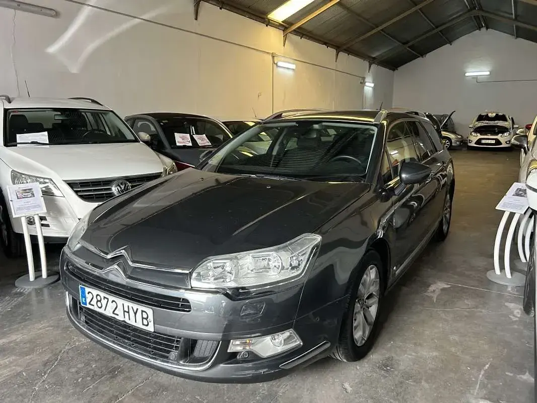 Usado Citroën C5 140 CV (102 kW) 2014 Azul Familiar