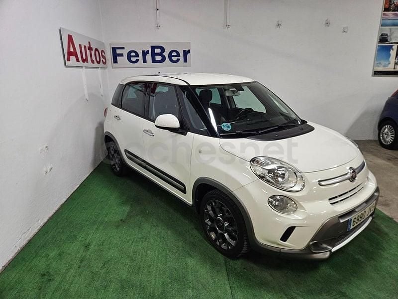 Usado Fiat 500L Trekking 95 CV (69 kW) 2017 Blanco Monovolumen
