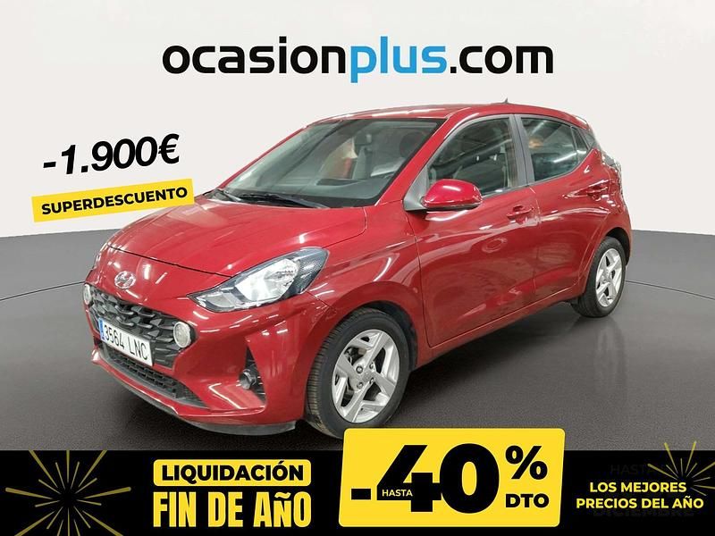 Rojo Usado 2021 Hyundai i10 Utilitario | 13.200 € (Caro) - Imagen 1/4
