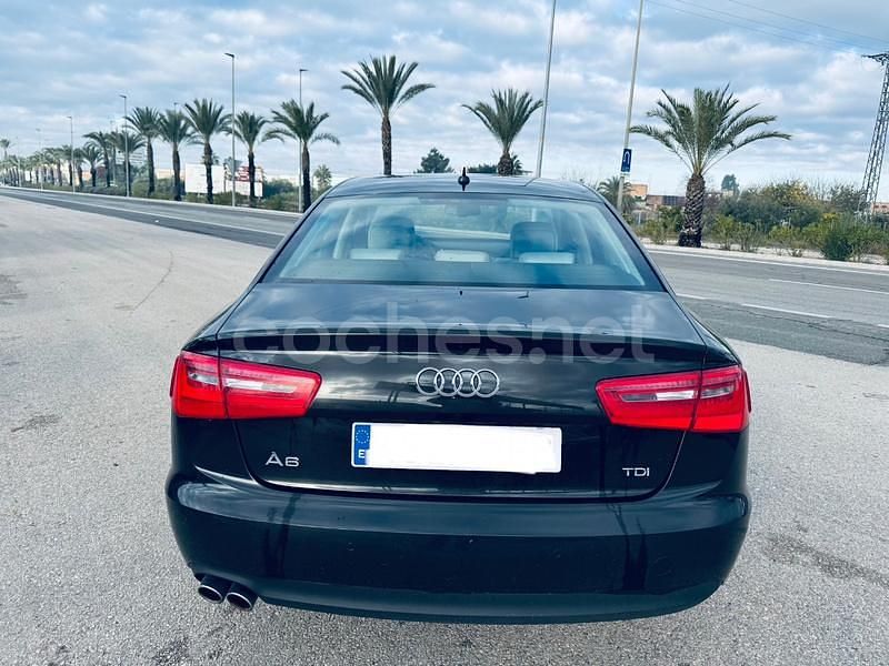 Usado Audi A6 177 CV (130 kW) 2014 Negro Berlina