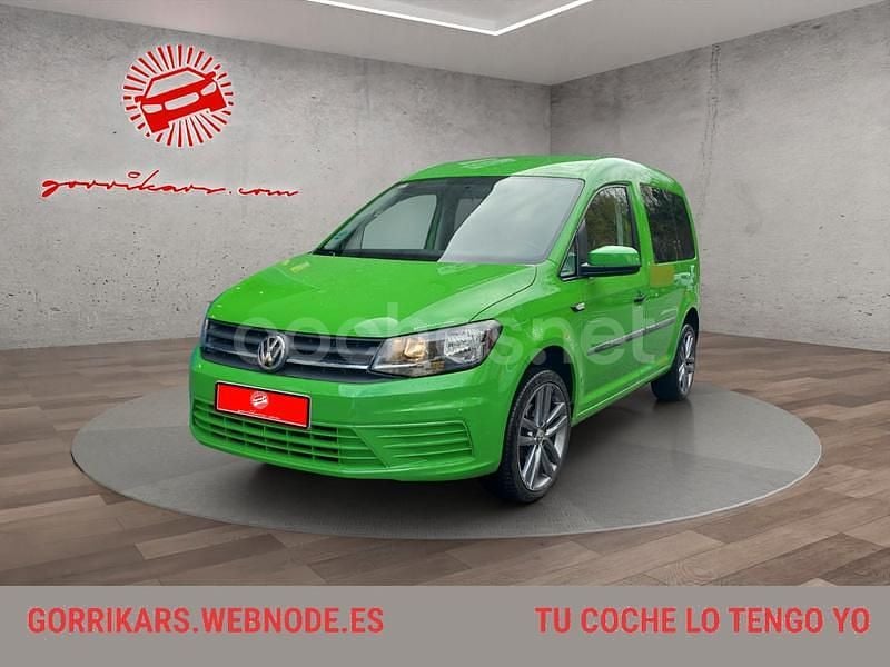 Verde Usado 2019 VW Caddy Comfortline Monovolumen | 14.500 € (Precio justo) - Imagen 1/4