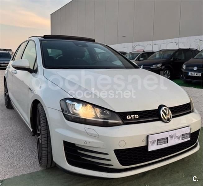 Blanco Usado 2016 VW Golf GTD Berlina | 19.250 € (Precio justo) - Imagen 1/4