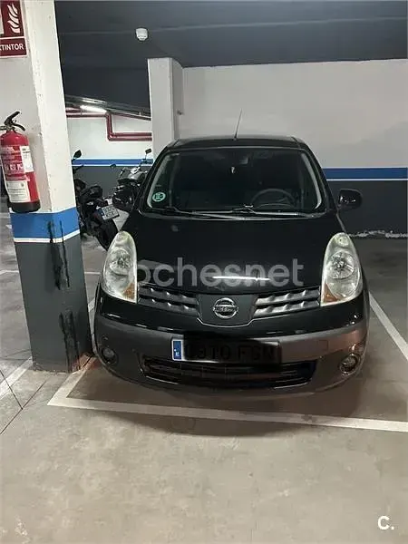 Begagnad Nissan Note Acenta 110 HK (80 kW) 2007 Svart Halvkombi