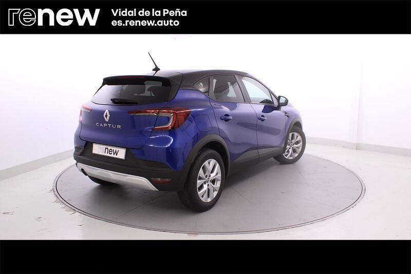 Usado Renault Captur Intens 91 CV (66 kW) 2021 Azul SUV