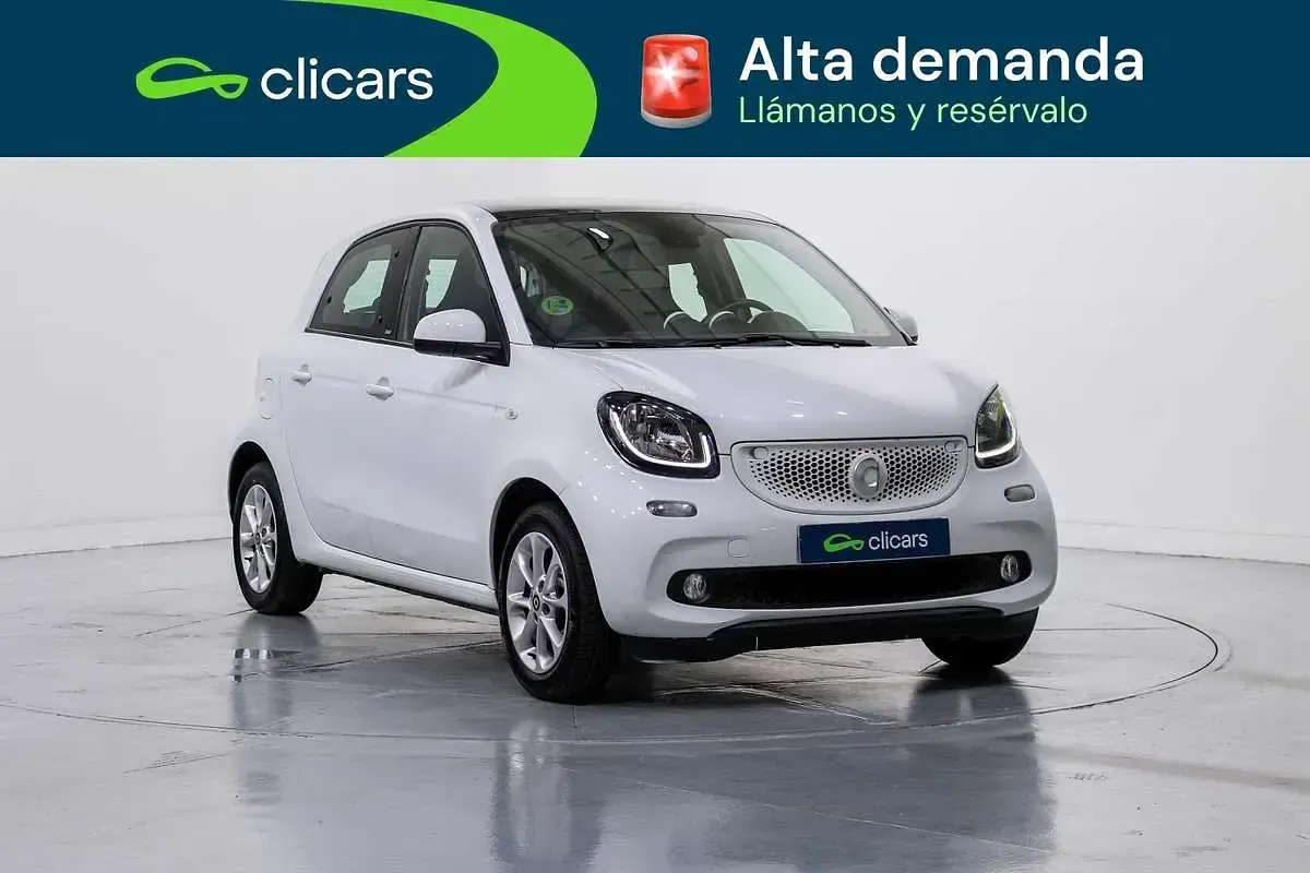 Usado Smart ForFour Passion 71 CV (52 kW) 2015 Blanco Utilitario