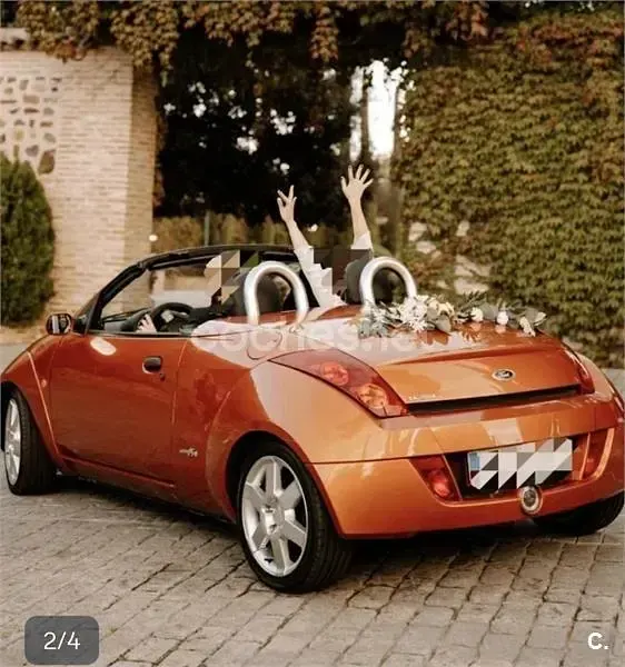 Usado Ford StreetKa 95 CV (69 kW) 2004 Naranja Descapotable