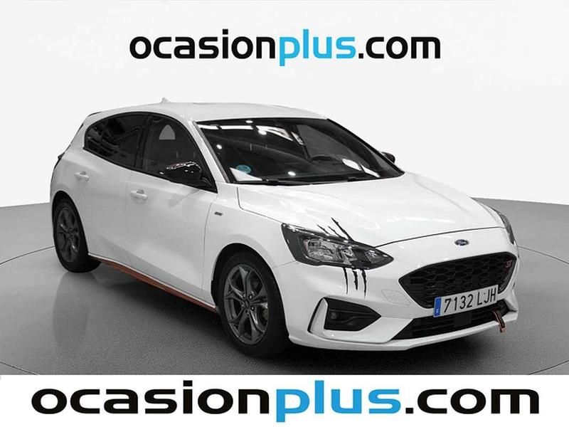 Usado Ford Focus ST-Line 125 CV (91 kW) 2020 Blanco Utilitario