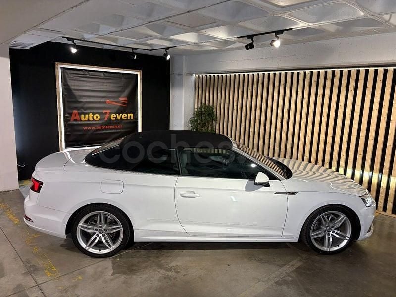 Usado Audi A5 Cabriolet S-Line 190 CV (139 kW) 2019 Blanco Descapotable