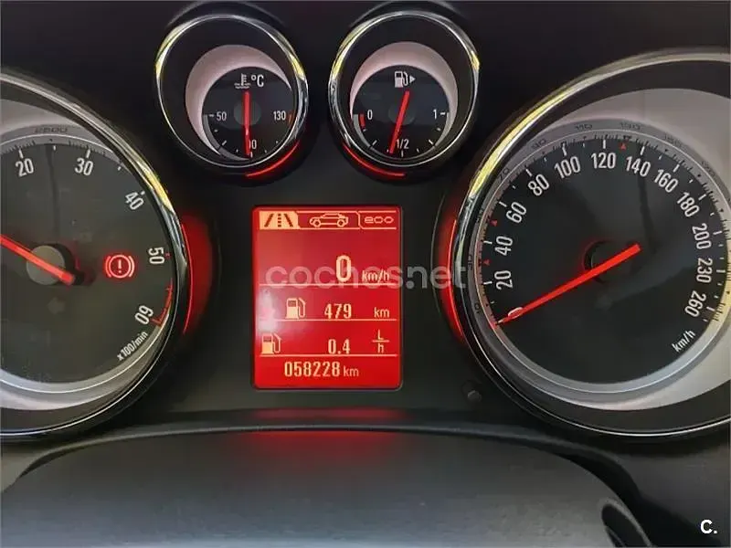 Usado Opel Astra Selective 110 CV (80 kW) 2014 Azul Berlina