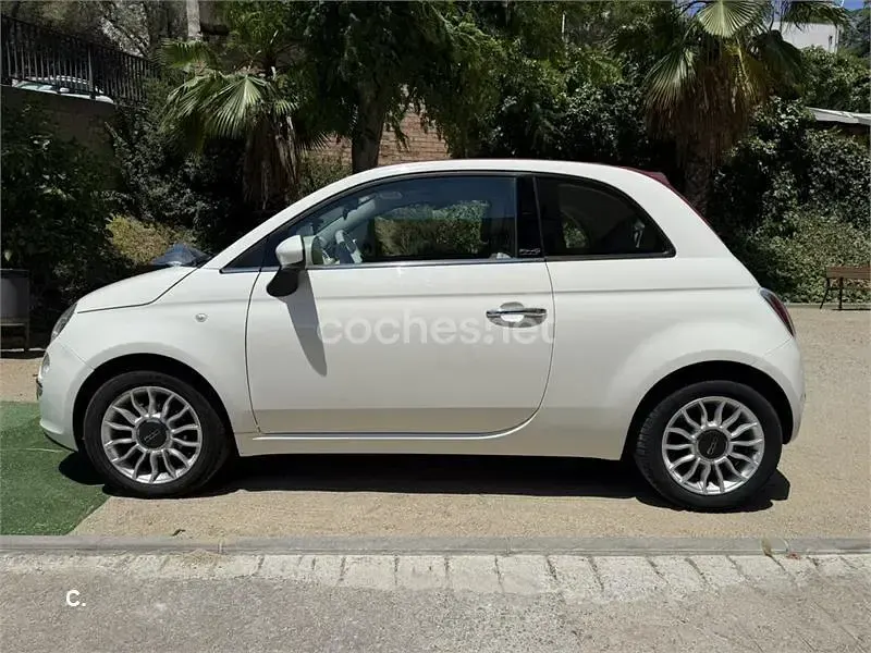 Usado Fiat 500C Lounge 69 CV (50 kW) 2013 Blanco Descapotable