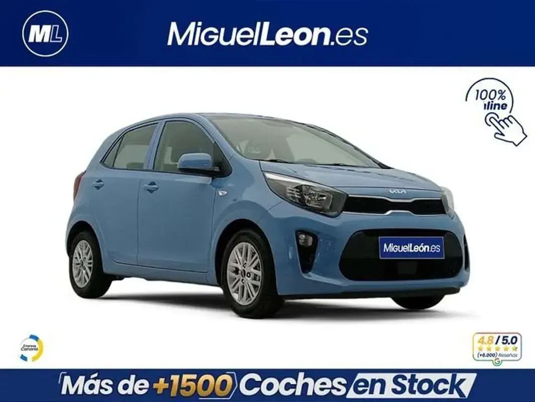 Usado Kia Picanto 67 CV (49 kW) 2022 Azul Utilitario