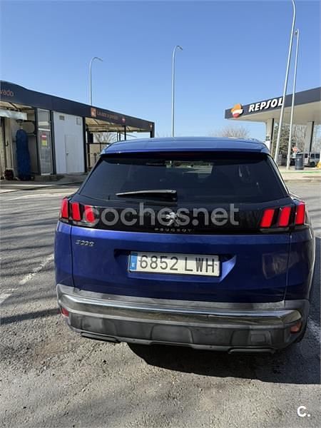 Usado Peugeot 3008 Allure 120 CV (88 kW) 2017 Azul SUV