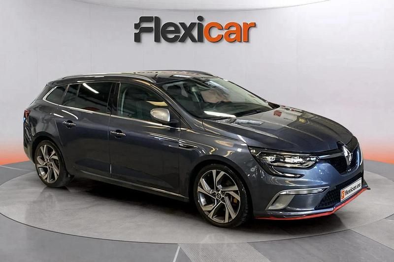 Gris Usado 2017 Renault Mégane GrandTour GT Familiar | 14.690 € (Super precio) - Imagen 1/4