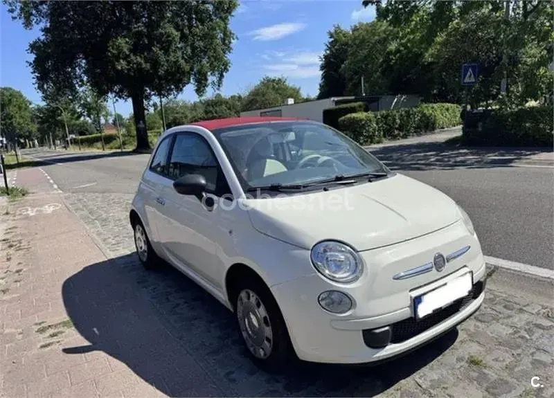Usado Fiat 500C 69 CV (50 kW) 2010 Blanco Descapotable
