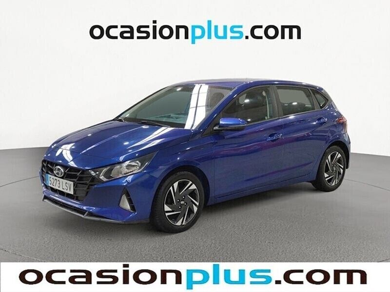 Azul Usado 2021 Hyundai i20 Utilitario | 11.910 € (Precio justo) - Imagen 1/4