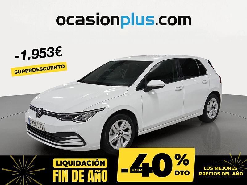 Blanco Usado 2021 VW Golf VIII Life | 21.490 € (Precio justo) - Imagen 1/4