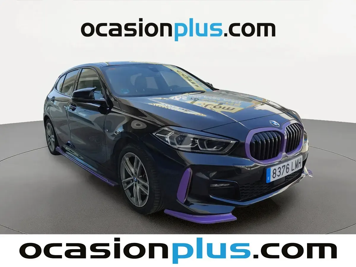 Usado BMW 118 140 CV (102 kW) 2021 Negro Utilitario