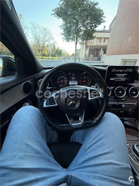 Usado Mercedes C220 AMG line 170 HP (125 kW) 2017 Preto Sedan