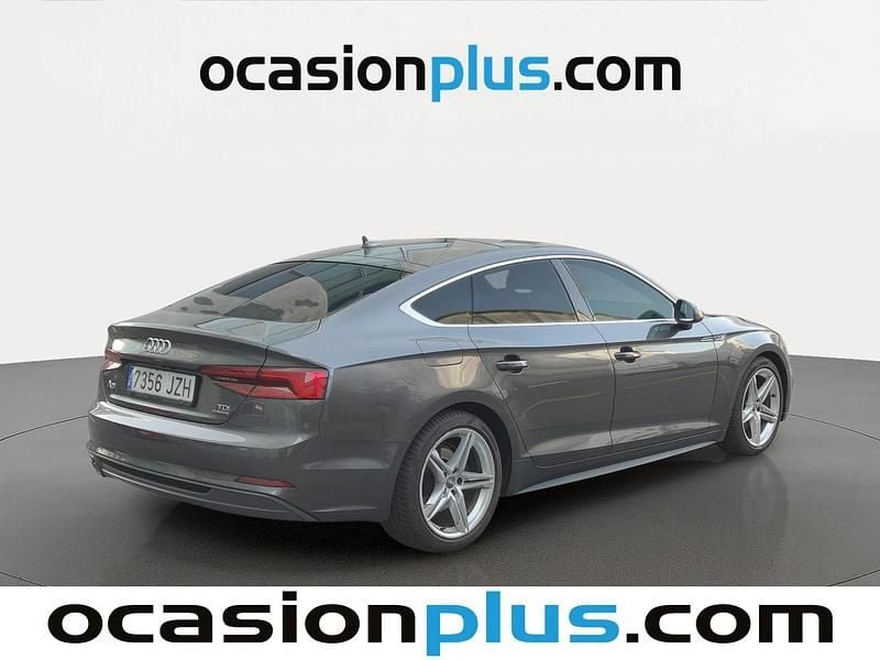Usado Audi A5 Sportback S-Line 218 CV (160 kW) 2017 Gris Utilitario