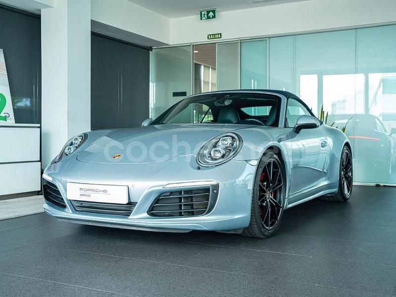 Gris / plata Usado 2016 Porsche 911 Carrera 4S Cabriolet Descapotable | 115.000 € (Precio justo) - Imagen 1/4