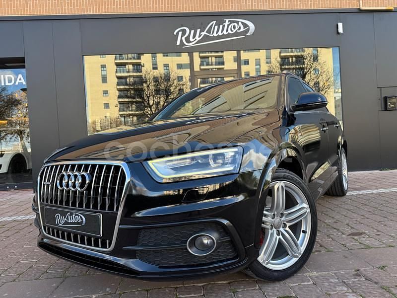 Usado Audi Q3 S-Line 140 CV (102 kW) 2013 Negro SUV