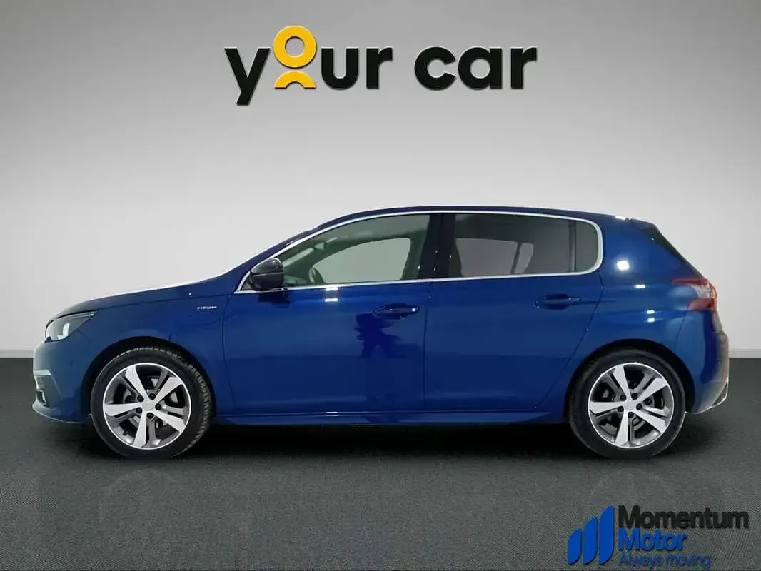 Usado Peugeot 308 GT-line 131 CV (96 kW) 2017 Azul Utilitario