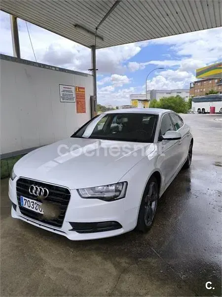 Usado Audi A5 Sportback 143 CV (105 kW) 2014 Blanco Utilitario
