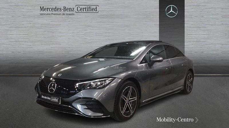 Selenitgrey metallic paint Usado 2023 Mercedes EQE350 AMG line Berlina | 52.900 € (Buen precio) - Imagen 1/4