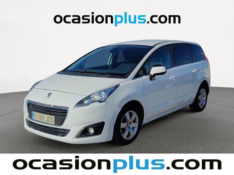 Blanco Usado 2015 Peugeot 5008 Active Monovolumen | 10.350 € (Un poco caro) - Imagen 1/4