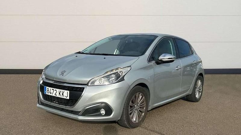 Usado Peugeot 208 Allure 102 CV (75 kW) 2018 Gris Utilitario