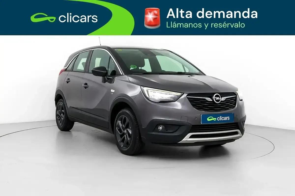 Usado Opel Crossland X Design Edition 110 CV (80 kW) 2019 Gris / plata SUV