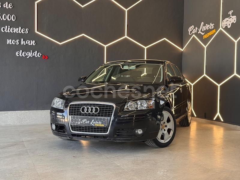 Usado Audi A3 Ambition 170 CV (125 kW) 2007 Negro Berlina