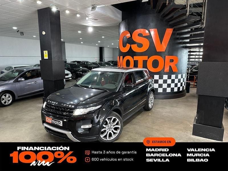Negro Usado 2014 Land Rover Range Rover evoque Pure SUV | 10.950 € (Super precio) - Imagen 1/4