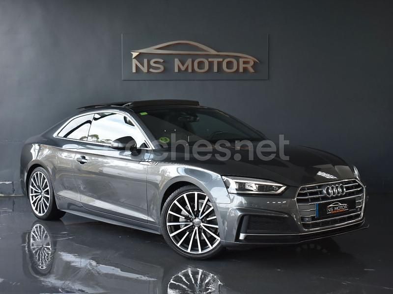 Gris / plata Usado 2019 Audi A5 Coupe | 29.900 € (Un poco caro) - Imagen 1/4