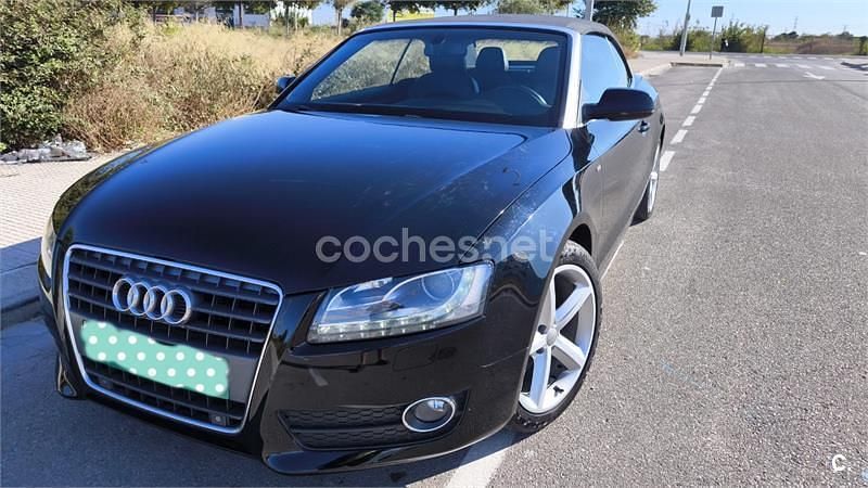 Negro Usado 2011 Audi A5 Cabriolet S-Line Descapotable | 12.900 € (Buen precio) - Imagen 1/4