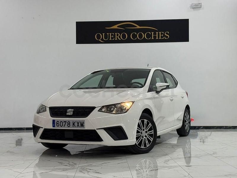 Usado Seat Ibiza Reference 95 CV (69 kW) 2019 Blanco Berlina